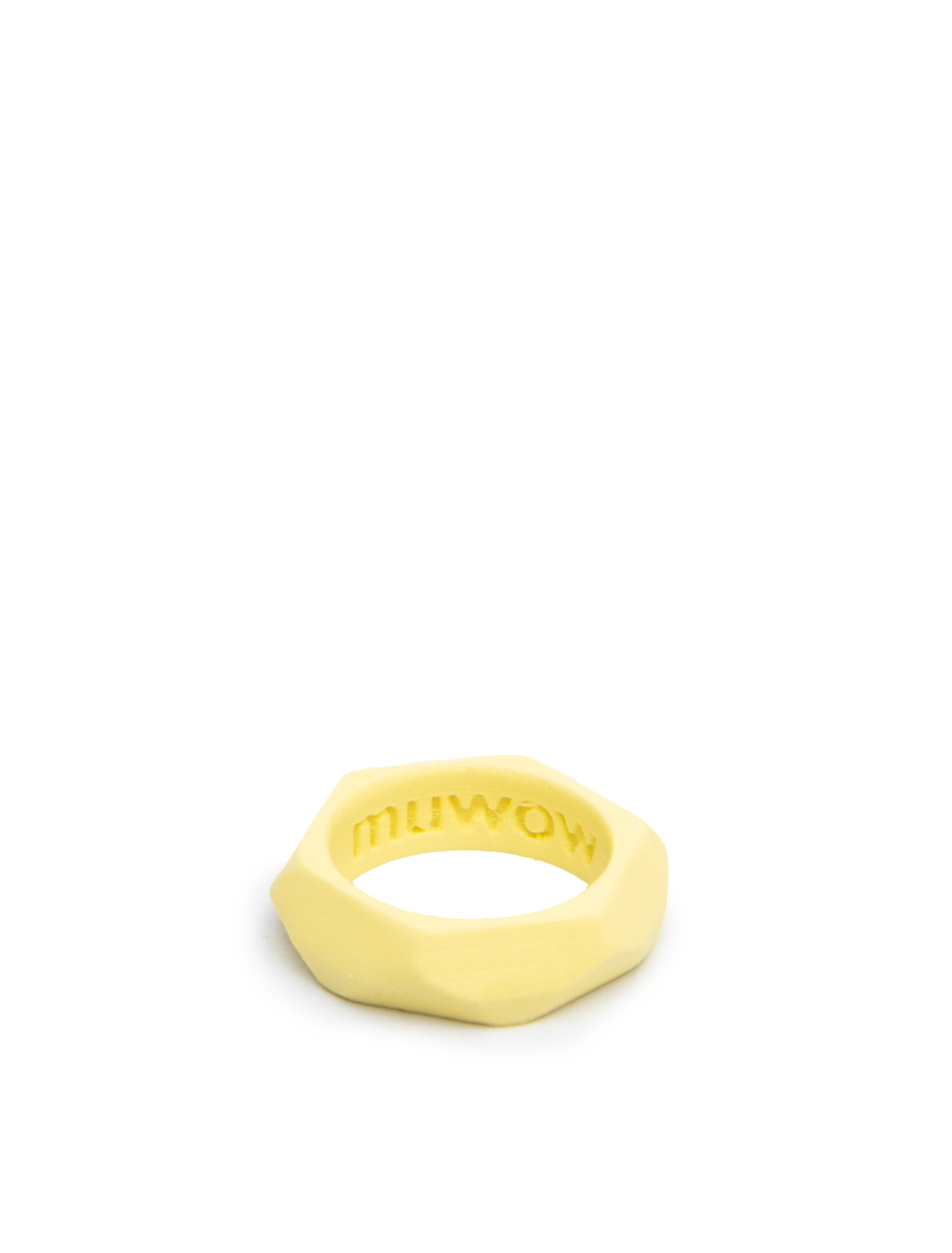 yellow plastic ring