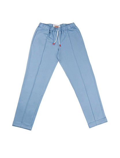 cotton blue trousers