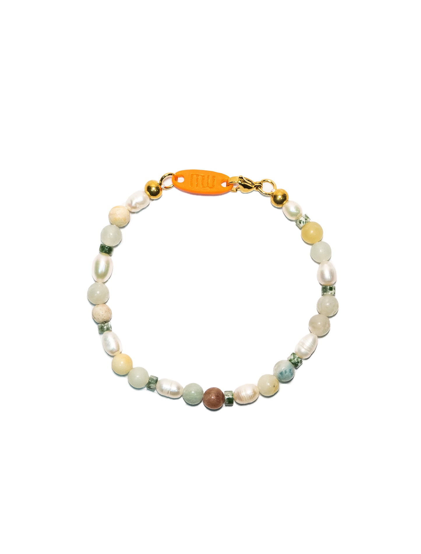 Mint Natural Beads Bracelet