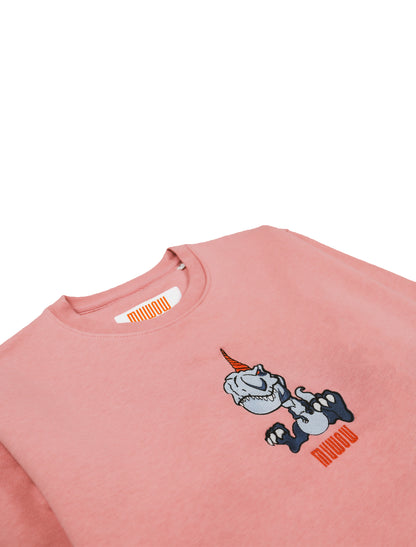 Sweater pink dinocorn